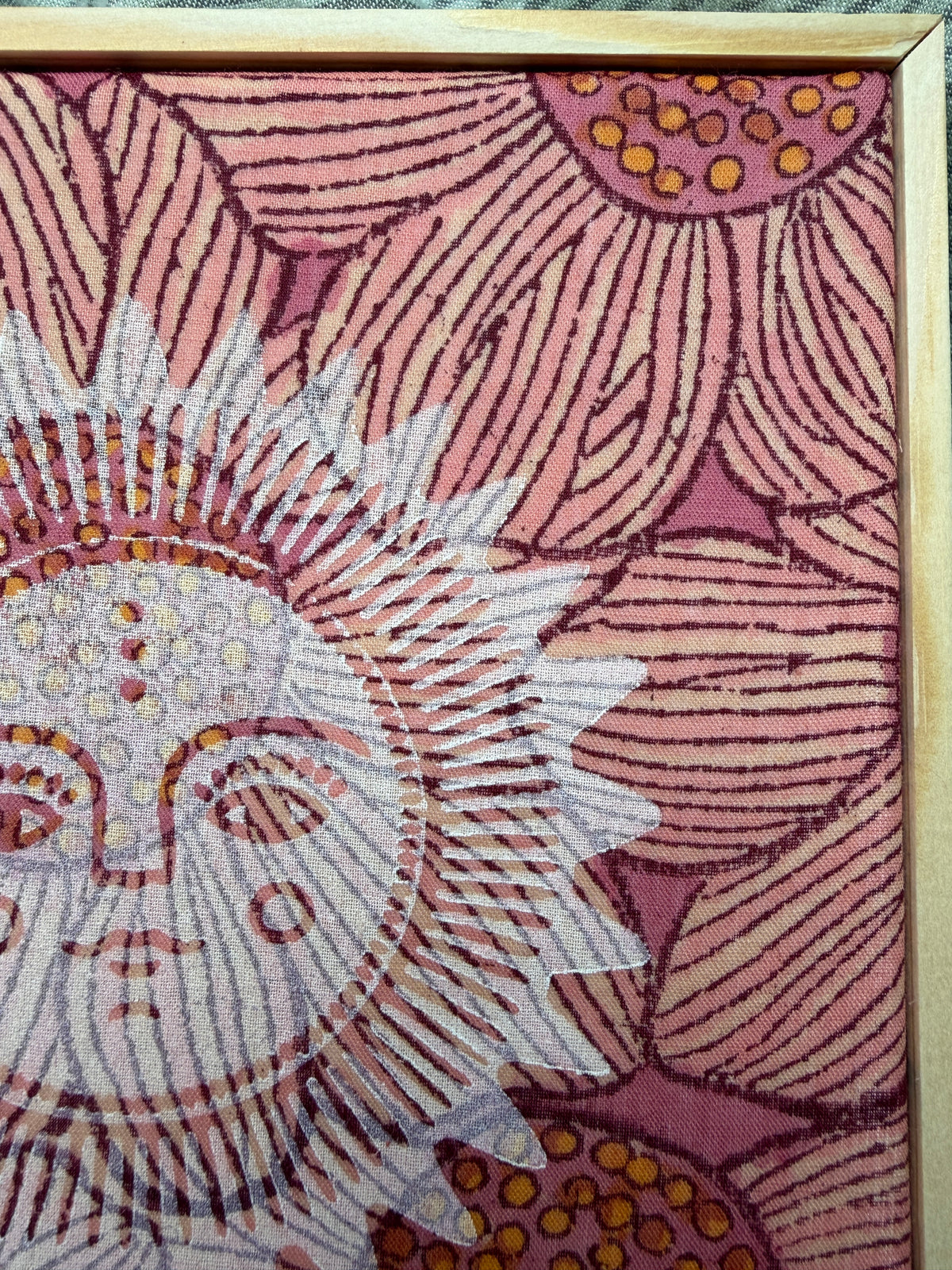 Sunlit Shore — Framed Textile Art Set (Diptych)